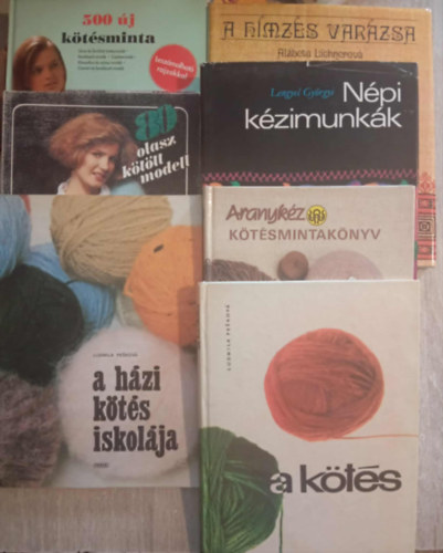 Kts knyvcsomag (7 darab) 80 olasz kttt modell, 500 j ktsminta, A hmzs varzsa, A kts, Npi kzimunkk, Aranykz ktsmintaknyv, A hzi kts iskolja