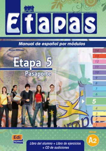 Etapa 5. Pasaporte. Libro del alumno: Curso de espanol por módulos / Libro del alumno+Libro de ejercicios+CD de audiciones Tapa blanda