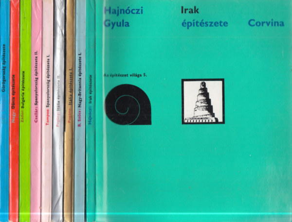 9 db. Az ptszet vilga (Irak ptszete + Nagy-Britannia ptszete I. + Itlia ptszete I-II. + Spanyolorszg ptszete I-II. + Bulgria ptszete + Dnia ptszete + Grgorszg ptszete)