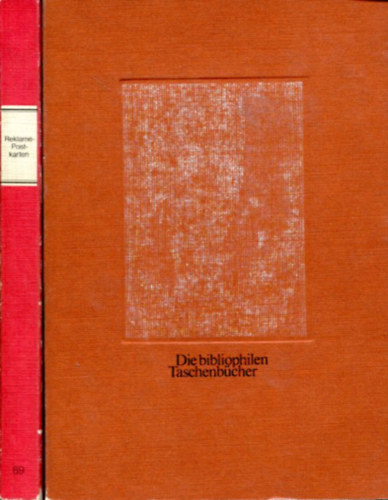 Robert Lebeck - 2 db Die bibliophilen Taschenbchen:  Reklamepostkarten s Gazette Bon Ton