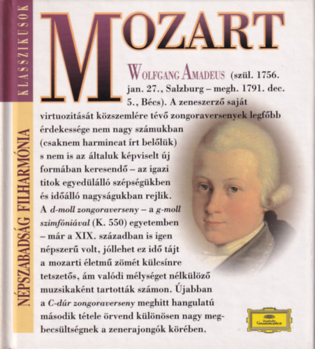 Mozart - D-moll s C-dr zongoraverseny - Anda - D-moll Fantzia - Kempff - La Gran Musica - A Zenekltszet Klasszikusai