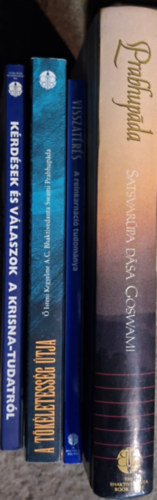 Prabhupada + Visszatérés + A tökéletesség útja + Kérdések és válaszok a krisna-tudatról ( 4 db könyv )