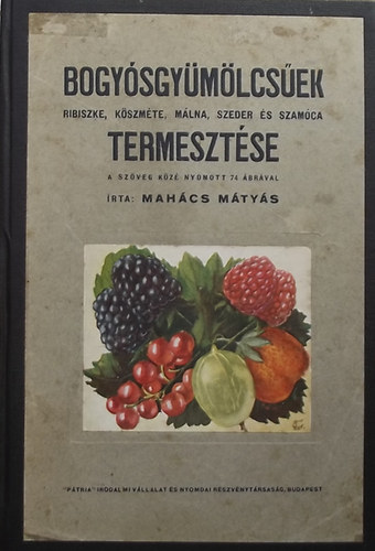 Mahács Mátyás - Bogyósgyümölcsűek termesztése (Ribiszke, köszméte, málna, szeder és szamóca)