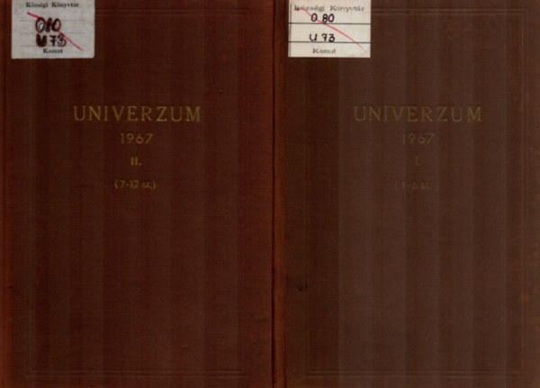 Surnyi va  (Szerk.) - Univerzum 1967/1-12. - Teljes vfolyam
