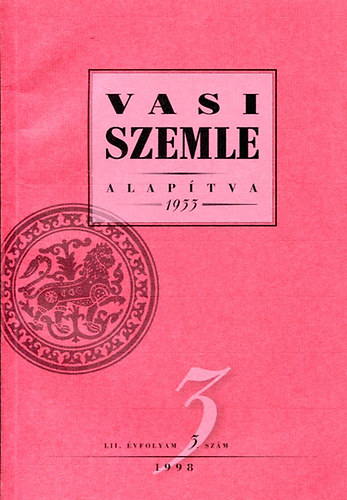 Gyurcz Ferenc - Vasi szemle 1998/3. szm