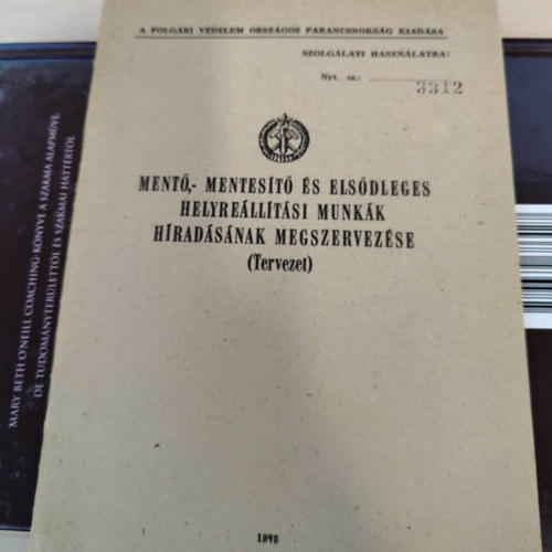 Mentő,- mentesítő és elsődleges helyreállítási munkák híradásának megszervezése (tervezet)