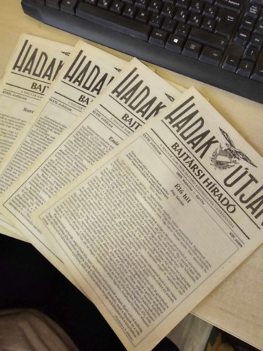 Hadak Útján - Bajtársi Híradó 1995. 439, 440, 441, 443 .szám