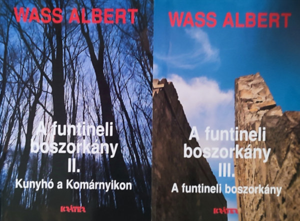 Wass Albert - 2 db Wass Albert könyv - A funtineli boszorkány II.-III.