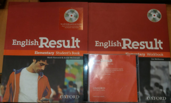 Mark Hancock, Annie McDonald Joe McKenna - 2 db English Result Elementary: Student's Book + Workbook (+ Answer Key Booklet)