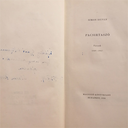 Simon Istv�n - Pacsirtasz�