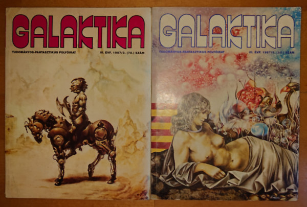 A Galaktika folyirat 2 szma: 1987/3 (78.), 1987/5 (80.)