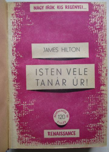 James Hilton - Isten vele Tan�r �r!