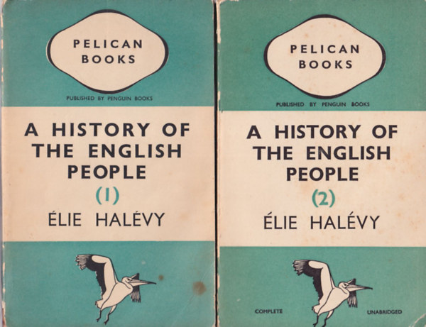 lie  Halvy - A History of the English people 1-2. k.