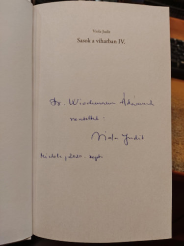 Viola Judit - Sasok a viharban IV. : A fszek melege