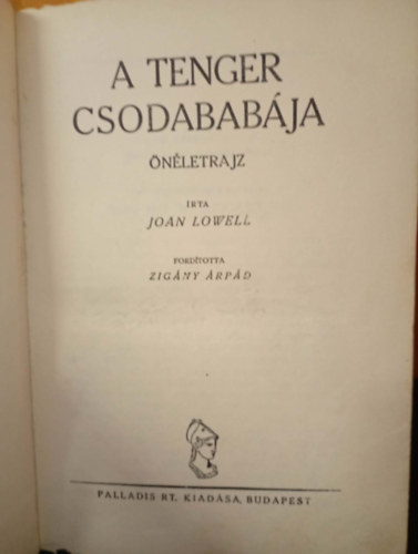 Joan Lowell - A tenger csodabab�ja