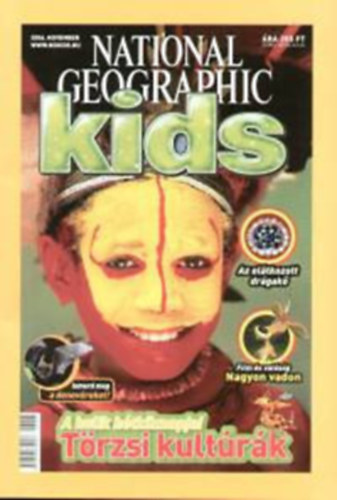 National Geographic Kids 2006. j�nius + j�lius+ augusztus+ okt�ber+ november 5db sz�m egyben