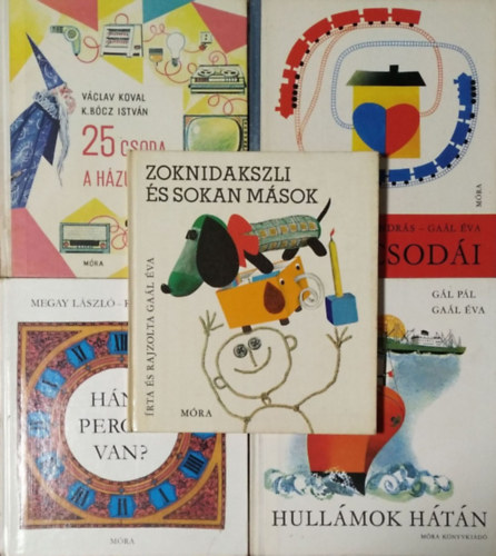 5 kötet a Móra Kiadó Bölcs Bagoly sorozatából