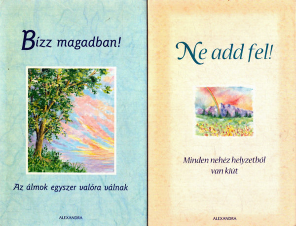 Patricia Wayant Gary Morris  (szerk.) - 2 db pszichol�gia k�tet: Ne add fel! - B�zz magadban!