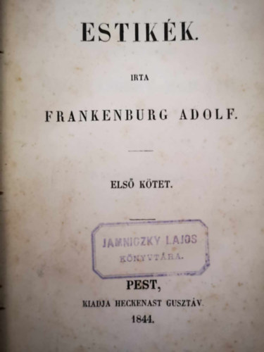 Frankenburg Adolf - Estikk