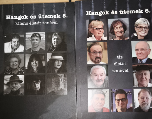 Vass Norbert  (szerk.) - 2db m� a Hangok �s �temek sorozatb�l - Hangok �s �temek 5.-Kilenc �let�t zen�vel, Hangok �s �temek 6.-T�z �let�t zen�vel