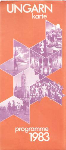 Ungarn Karte programme 1983