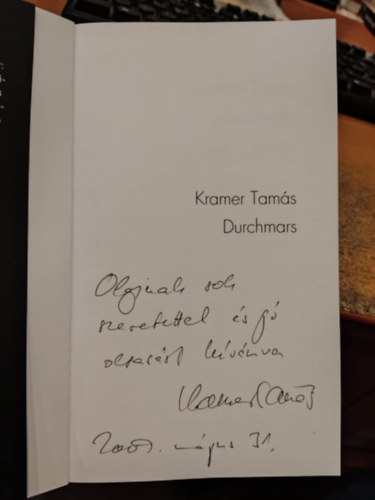 Kramer Tams - Durchmars
