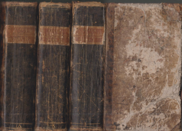 Jos. Joan. Nep. Pehem - Praelectionum in jus ecclesiasticum universum, methodo discentium utilitati adcommodata congestarum pars I-III. (I+II/1-2)