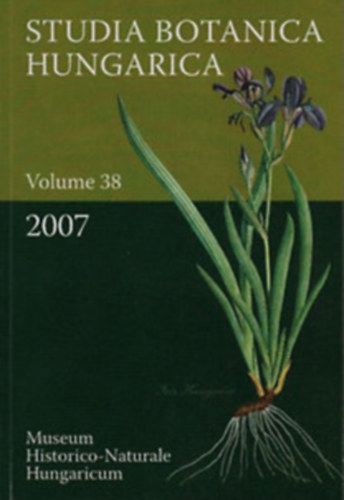 Studia Botanica Hungarica Volume 46, 48 (2015, 2017) 2 ktet