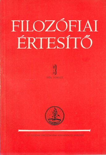 Filozfiai rtest 3. (1956. jnius)