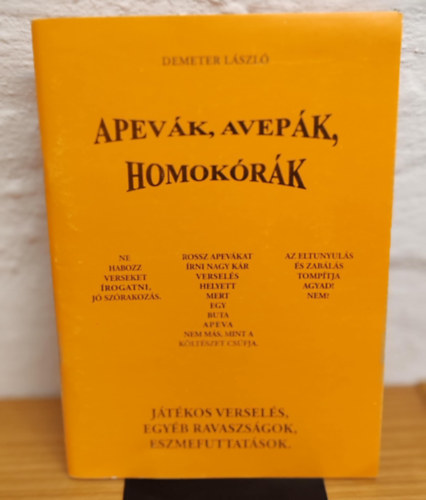 Demeter L�szl� - Apev�k, Avep�k, homok�r�k