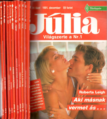 ismeretlen - 10 db Júlia magazin. 31-40.füzet (Aki másnak vermet ás..+Őrülten szeretlek+Ne kezdj ki a főnököddel+Álmaim lovagja