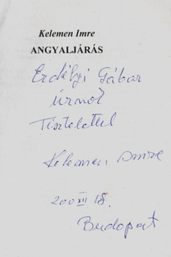 Kelemen Imre - Angyalj�r�s