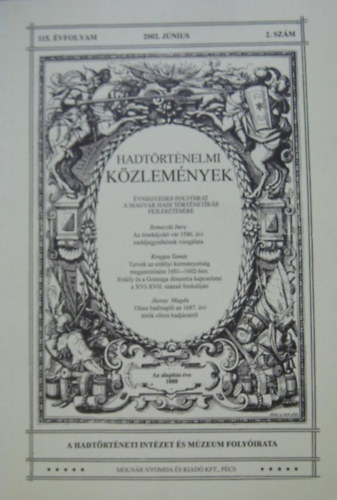 hadtrtnelmi kzlemnyek 115. vfolyam.2002 jnius 2. szm.