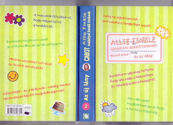Meg Cabot - Az �j l�ny (Allie Finkle szab�lyai kezd� tiniknek - M�sodik k�nyv)