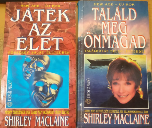 Shirley MacLaine - 2 db New Age - j kor: Jtk az let + Talld meg nmagad