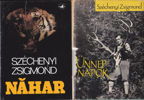 Sz�chenyi Zsigmond - 2 db. vad�szk�nyv (�nnepnapok + Nahar)
