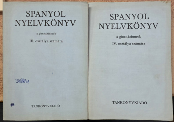 Spanyol nyelvk�nyv III-IV. oszt�ly sz�m�ra