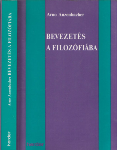 Arno Anzenbacher - Bevezets a filozfiba