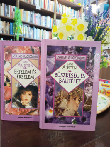 Jane Austen - Szerelmes világirodalom 2 darabos könyvcsomag: Értelem és érzelem, Büszkeség és balítélet