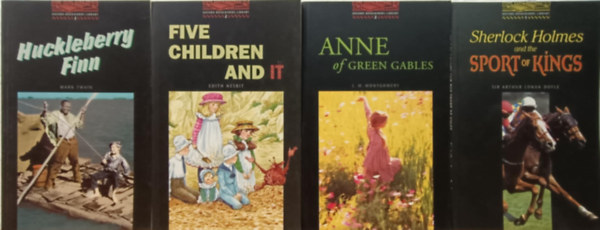 L. M. Montgomery, Mark Twain, Edith Nesbit Sir Arthur Conan Doyle - Angol nyelvű ifjúsági könyvcsomag