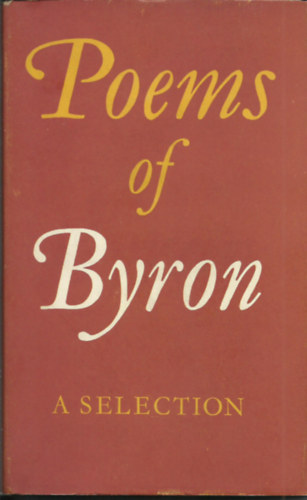 Poems of Byron   -     180 selected poems