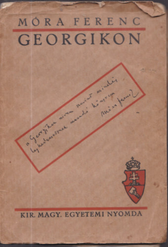 M�ra Ferenc - Georgikon. Horv�th Jen� rajzaival.