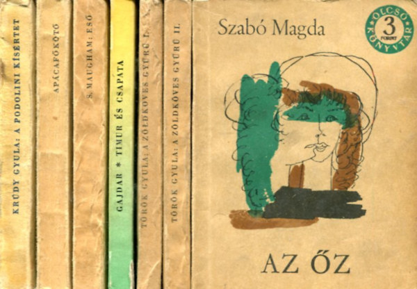 T�bb szerz� - 7 db Olcs� k�nyvt�r k�tet