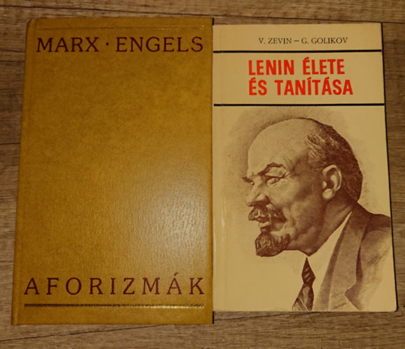 Engels, Lenin, Zevin-Golikov Marx - 2 könyves marxista-leninista kezdőcsomag: Aforizmák, Lenin élete és tanítása