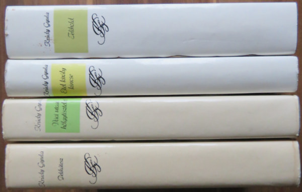 Krúdy Gyula - 4 db Krúdy-kötet: Telihold, Etel király kincse, Váci utcai hölgytisztelet, Delikátesz