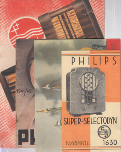 4 db. Philips rádió prospektus