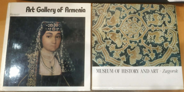 Martin Mikaelian, Galina Makarovskaya - 2 db Aurora Art Publishers, Leningrad: Art Gallery of Armenia - Yerevan + Museum of History and Art - Zagorsk
