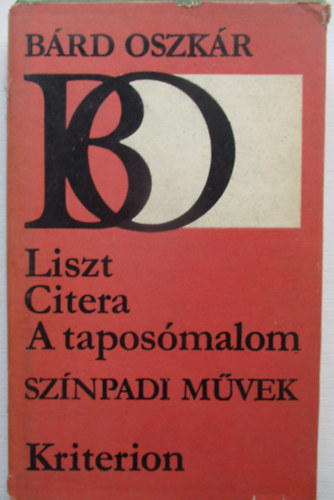 Brd Oszkr - Liszt-Citera-A taposmalom