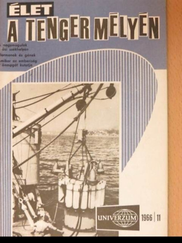 Univerzum - Élet a tenger mélyén 1966/1.