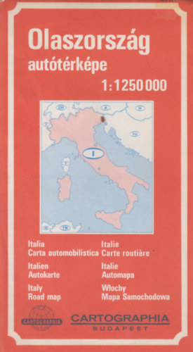 Olaszorszg auttrkpe 1:1 250 000